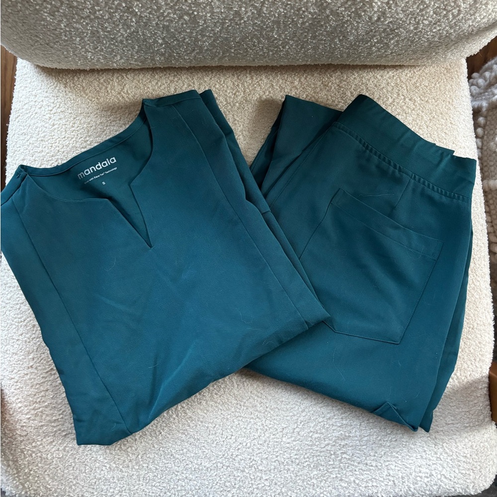 Mandala Caribbean Blue Scrubs